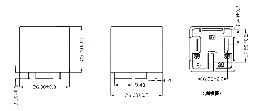 EXTERNAL DIMENSIONS